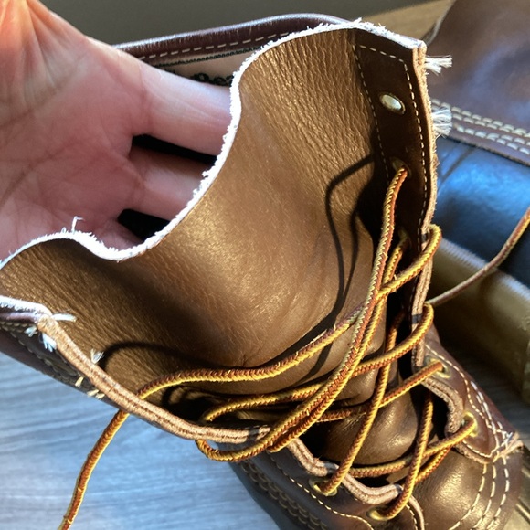 L.L.Bean Maine hunting boots chocolate brown 9 - Picture 11 of 15